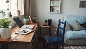 home office for work-from-home job