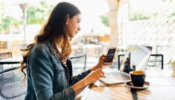 Millennial woman learning how to invest