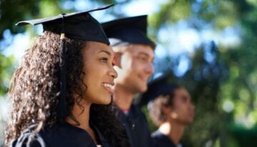 Grad student graduating with minimal student debt