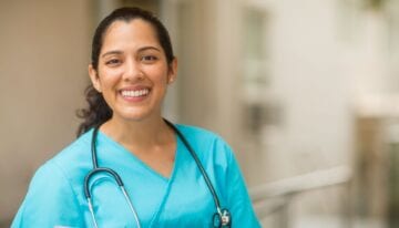 Doctor working in high-paying medical job