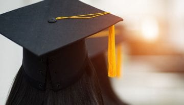 graduation cap with tassel