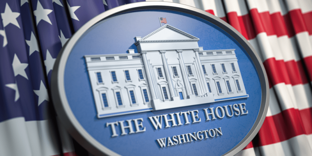 Image of the White House sign.